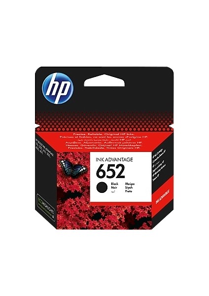Hp F6V25A (652) Siyah Mürekkep Kartuş