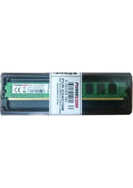 Prımecom 4gb Ddr3 1600MHZ Pc Ram 1,35V