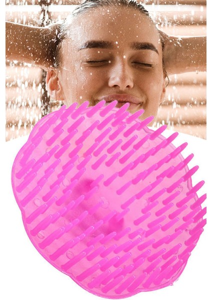 Derisi Masaj Fırçası ve Mini Saç Yıkama Aparatı Scalp Massager Kafa