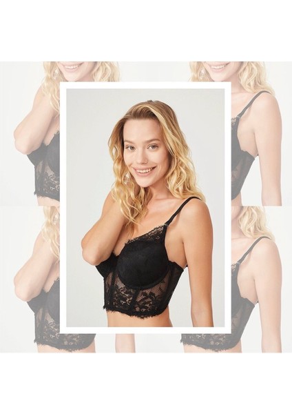 Cansoy Korseli Dolgulu Bralet Sütyen