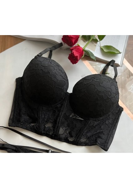 Cansoy Korseli Dolgulu Bralet Sütyen