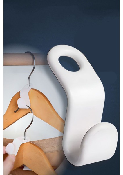 Askı Çoğaltıcı Çok Amaçlı Pratik Düzenleyici Kıyafet Askı Çoğaltma Klips 20 Adet indirimleri