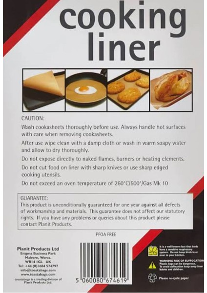 Tekrar Kullanılabilen Fırın Kağıdı-Reusable Cookıng Lıner