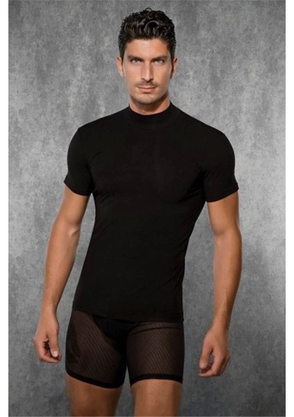 Doreanse Balıkçı Yaka Vücudu Saran T-Shirt 2730
