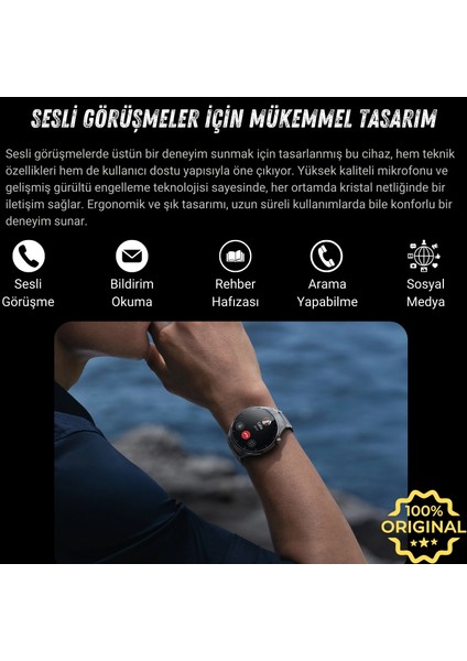 2025 Hk8 Hero Akıllı Saat - Amoled Ekranlı, Sesli Arama Özelliği, Huawei iPhone Uyumlu Watch 8-9-10 modelleri
