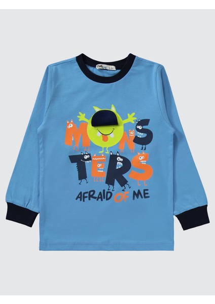 Erkek Çocuk Pijama Takımı 2-5 Yaş Lacivert fiyatları