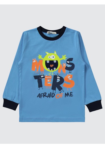 Erkek Çocuk Pijama Takımı 2-5 Yaş Lacivert fırsatları