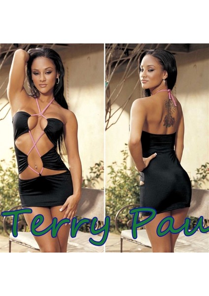 Angel B100753 Cris Cross Mini Elbise