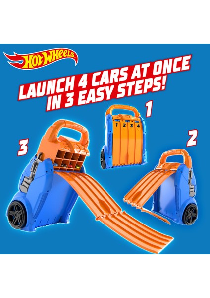 Multi Launcher 20 Araba Depolama ve Fırlatma Rampası 1/64 Ölçekli Oyuncak modelleri