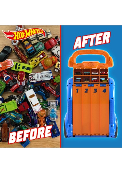Multi Launcher 20 Araba Depolama ve Fırlatma Rampası 1/64 Ölçekli Oyuncak indirimleri