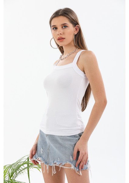 Viskon Penye Örme Kumaş Askılı Badi Kadın Body indirimleri