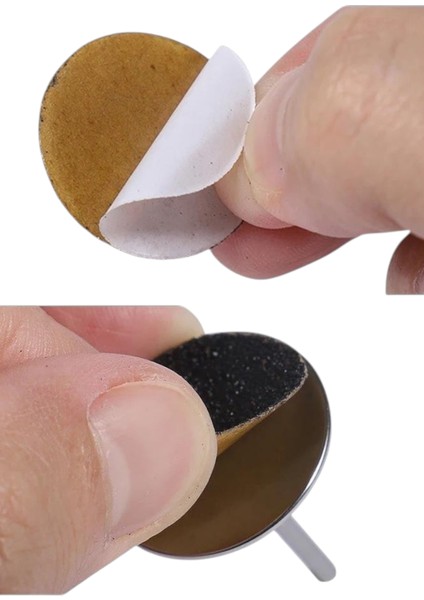 50 Adet 15 mm Pododisk Zımparası - 80/120/180/240 Grit (Sertlik) Seçenekleri