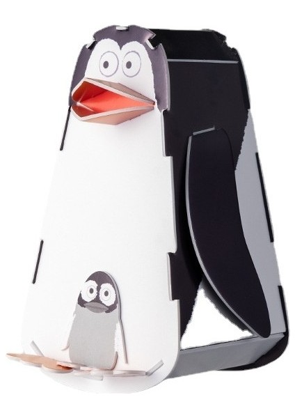 Çocuk Oyuncakları Hayvan Resmi-Penguen Yapımı (Yurt Dışından)