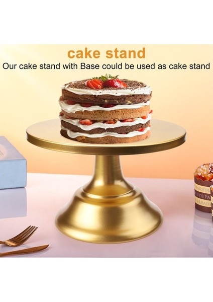 Tabanlı 8 Inç Kek Standı, Ikindi Çayı Için Altın Kek Standı, Parti Için Cupcake Tutucu Standı, Doğum Günü, Plakası (Yurt Dışından) fırsatları