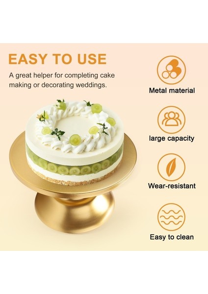 Tabanlı 8 Inç Kek Standı, Ikindi Çayı Için Altın Kek Standı, Parti Için Cupcake Tutucu Standı, Doğum Günü, Plakası (Yurt Dışından) indirimleri