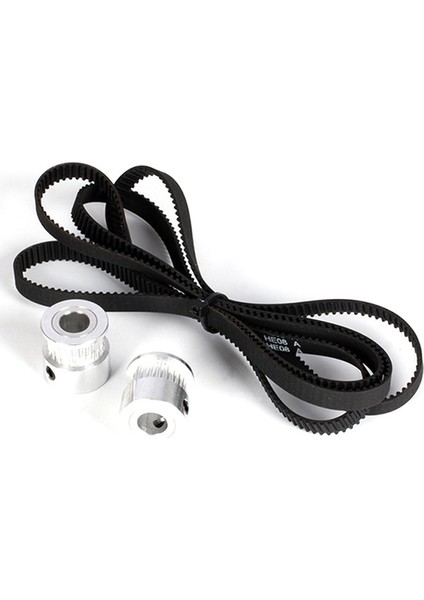 Z-Ekseni Gt2 Triger Kayışı Kasnak Kiti Tronxy X5SA/X5SA PRO/X5SA-2E 3D Yazıcı Için 24 Diş Senkron Tekerlek ve 1068MM Kayış (Yurt Dışından)