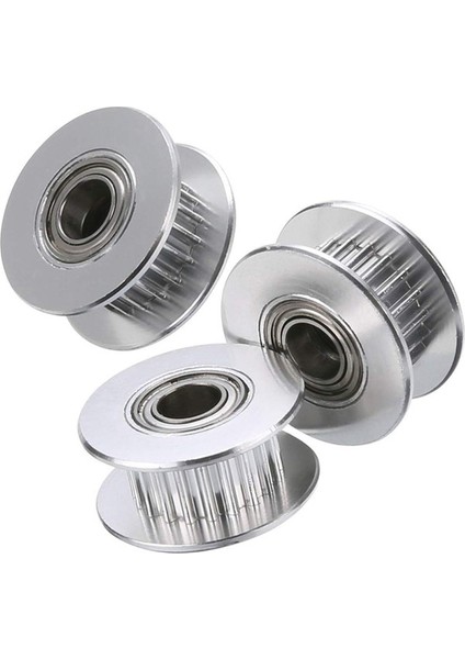 Gt2 Avara Zamanlama Kasnağı Rulman 20T 20 Diş 5mm Çap 20 Diş 6mm Kayış Reprap 3D Yazıcıya Uygun 10 Adet (Yurt Dışından)