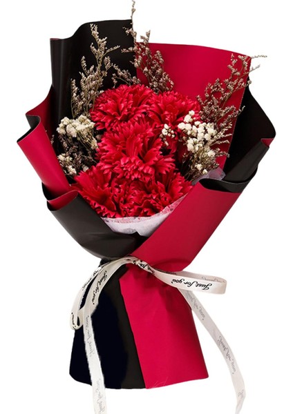 Çiçek Kadınlar Günü Için Sevgililer Günü Hediyesi Çok Amaçlı Kırmızı Karanfil (Yurt Dışından)