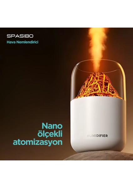 Mini Hava Nemlendirici | Aromaterapi Destekli Ultra Sessiz Nemlendirme