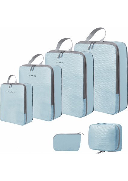Seyahat Saklama Çantası Sıkıştırma 6 Parçalı Set (Yurt Dışından)