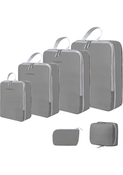 Seyahat Saklama Çantası Sıkıştırma 6 Parçalı Set (Yurt Dışından)