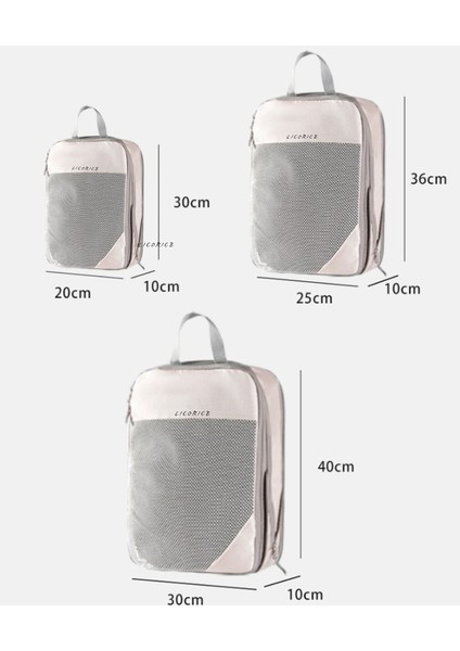 Seyahat Saklama Çantası Sıkıştırma 6 Parçalı Set (Yurt Dışından) fiyatları