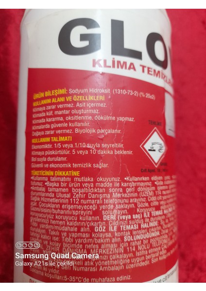Klima Temizleme Sıvısı