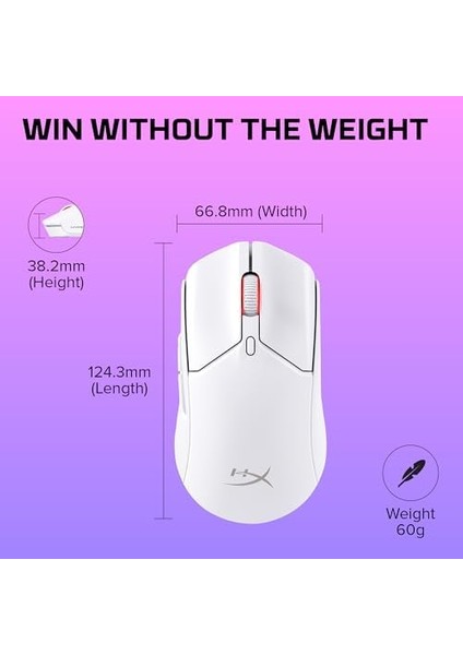 Pulsefire Haste 2 W. (White) Mouse