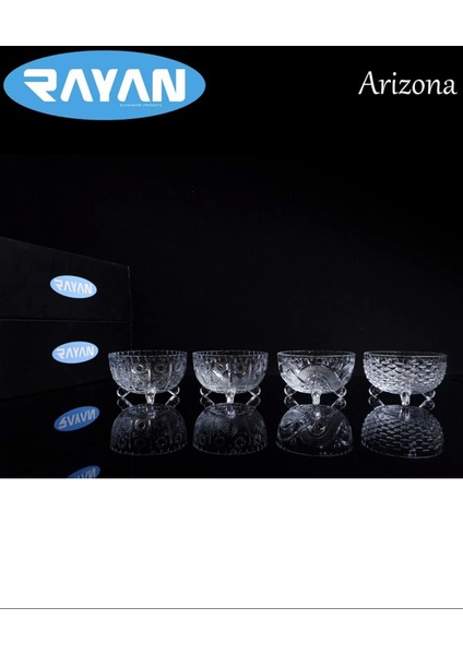 Arizona 6'lı Cam Kase Büyük ROYALEKS-69420