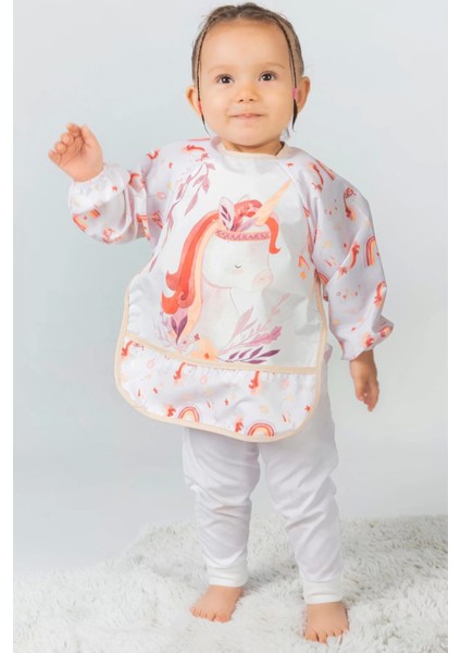 Bohem Horse Desenli 2'li Kombin Kollu Mama Önlüğü indirimleri