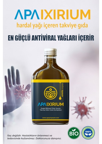 Bio Şurup Konsantresi Bitkisel Iksir 200ML Apaixirium