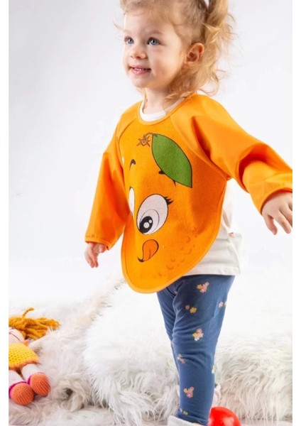 3 Adet Giyilebilir Meyve Desenli Kollu Önlük modelleri