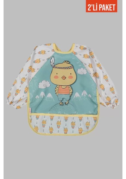 Giyilebilir Kollu Mama Önlüğü 0-2 Yaş (Civciv Little) modelleri