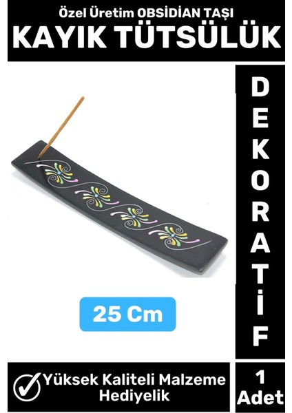 Özel Yüksek Kalite Dekoratif Hediyelik Yoga Chakra Meditasyon Pozitif Enerji Obsidian Taşı Tütsülük