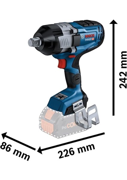 Gds 18 V-1600 Hc Darbeli Somun Sıkma (2X8.0AH)