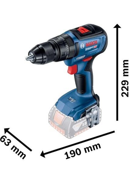 Professional GSB 18V-50 2x5.0 Ah (Çift Akülü) Darbeli Delme Vidalama Makinesi