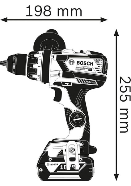 Professional Gsr 18V-110 C (Solo) Akülü Delme Vidalama Makinesi modelleri