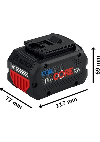 Professional ProCORE 18V 8.0Ah Akü