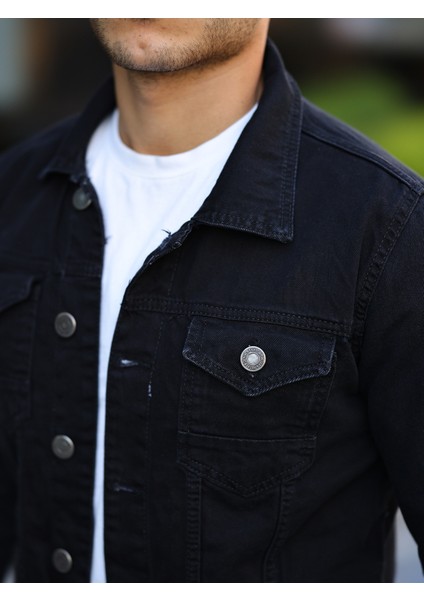 Erkek Slim Fit Denim Kot Ceket fiyatları