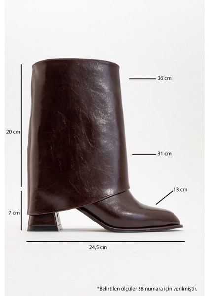 Ellas Bordo Cilt Kadın Kalın Topuklu Bot fırsatları