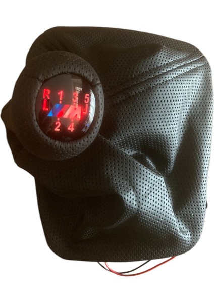 BMW E36 M-Power Siyah Deri Delikli (Suni) Işıklı Vites Topuzu 5 Ileri Manuel M Iıım fiyatları