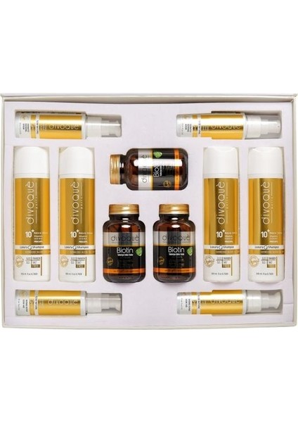 Mega Saç Bakım Seti - Şampuan+ Procapil Sprey+ Ozon Yağı+ Biotin Tablet