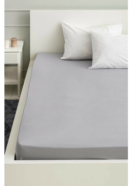 Battal Boy Lastikli Penye Çarşaf %100 Pamuk 180X200