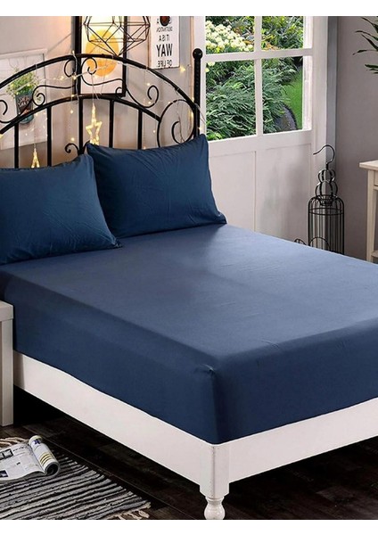 Battal Boy Lastikli Penye Çarşaf %100 Pamuk 180X200