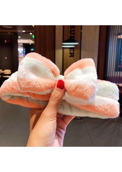 Yüz Yıkama Bandı Yumuşak Sıcak Mercan Polar Hayvan Kulaklar Bayanlar Kafa Bandı Kızlar Başörtüsü Moda Saç Aksesuarları (Yurt Dışından)