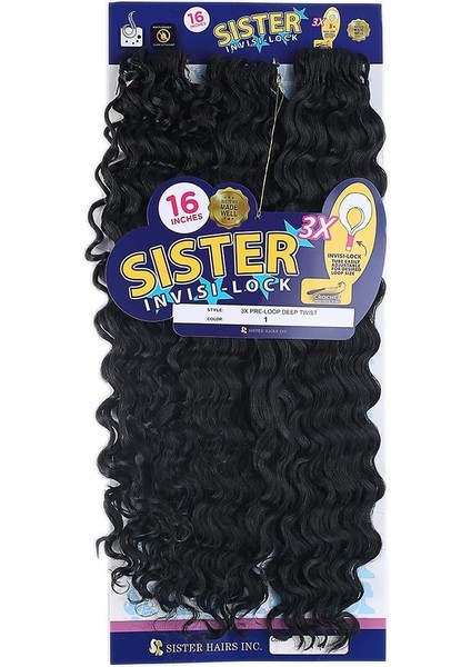 Sister Afro Dalgası Saç-Siyah 1 fiyatları