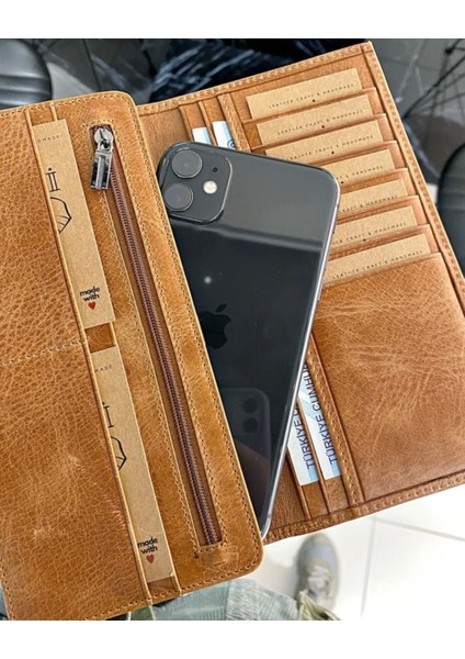 Hakki Deri Telefon Bölmeli Çok Bölmeli Cüzdan 2013 modelleri