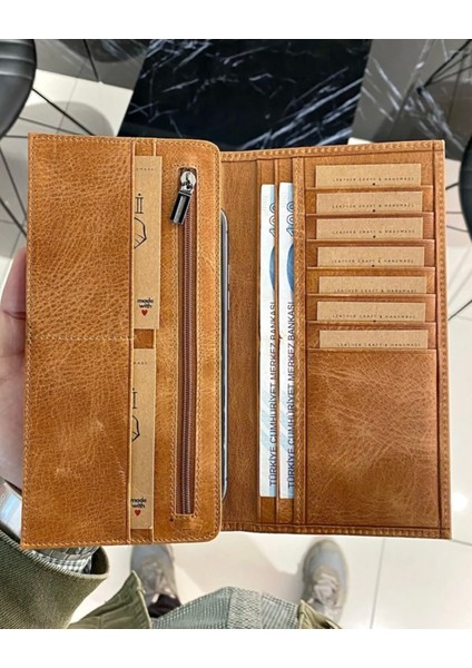 Hakki Deri Telefon Bölmeli Çok Bölmeli Cüzdan 2013 indirimleri