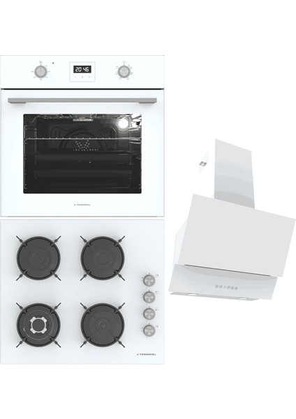 Ankastre Set (Bo O64D5C W + Bh P6194C W + Argemon WW60)