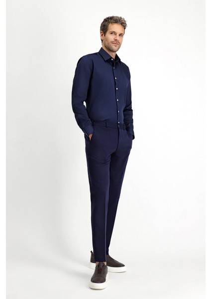 Uzun Kol Slim Fit Dar Kesim Klasik Pamuk Gömlek fiyatları